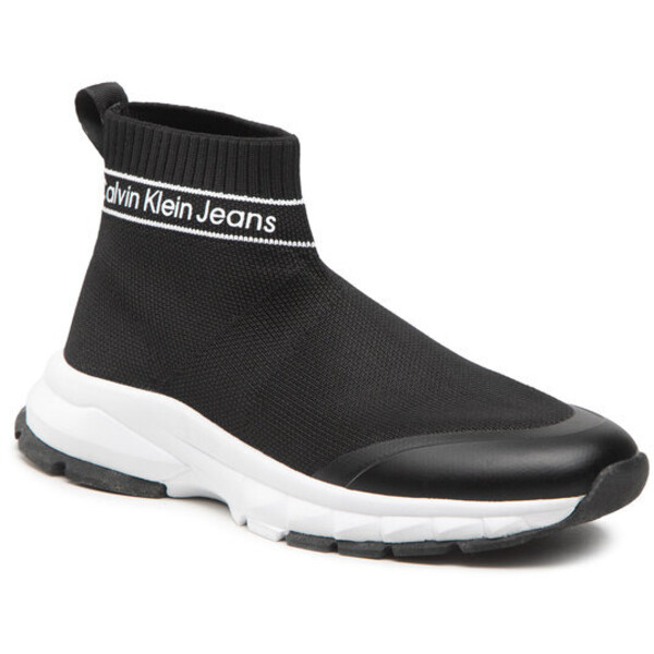 Calvin Klein Jeans Sneakersy Sock Sneaker V3X9-80394-0702 S Czarny