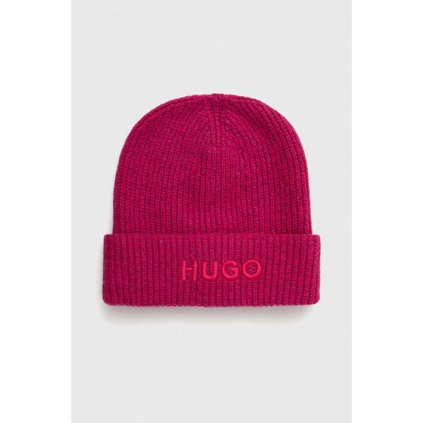 Hugo HUGO czapka z domieszką wełny 50500970