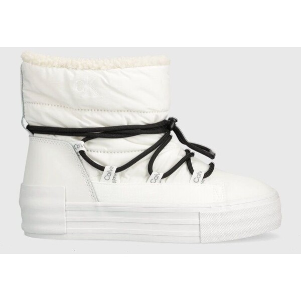 Calvin Klein Jeans śniegowce BOLD VULC FLATF SNOW BOOT WN YW0YW01181