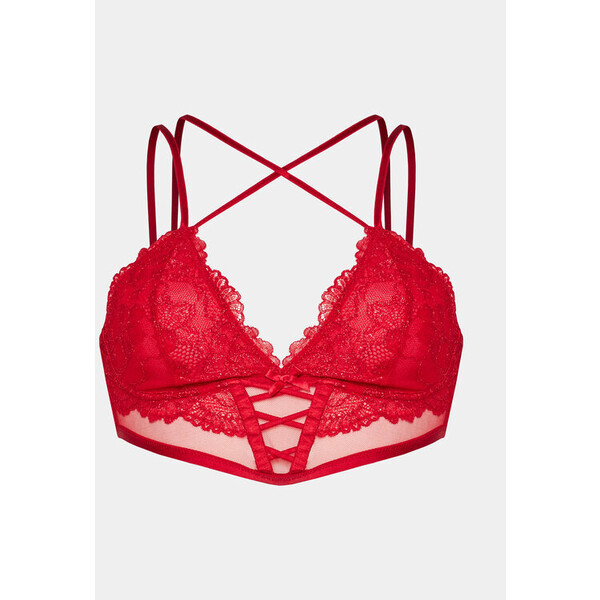 Hunkemöller Biustonosz braletka Simone Bralette 203649 Czerwony