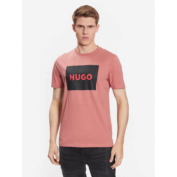 Hugo T-Shirt Dulive222 50467952 Różowy Regular Fit