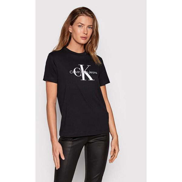 Calvin Klein Jeans T-Shirt J20J219142 Czarny Regular Fit