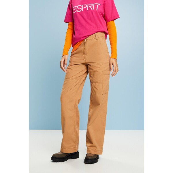 Esprit Spodnie bojówki z szerokimi nogawkami 103EE1B320_235