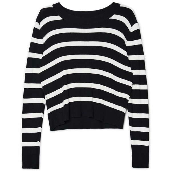 Cropp Sweter w czarno-białe paski 3419W-99X