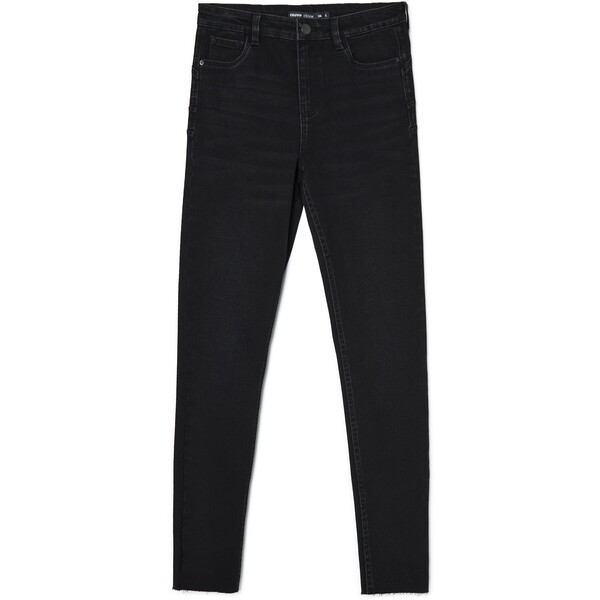 Cropp Czarne jeansy push up skinny 3316W-99J