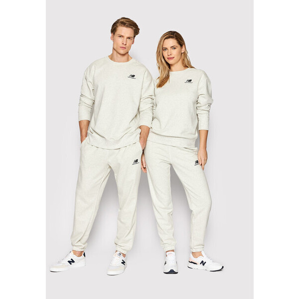 New Balance Bluza Unisex UT21501 Beżowy Relaxed Fit