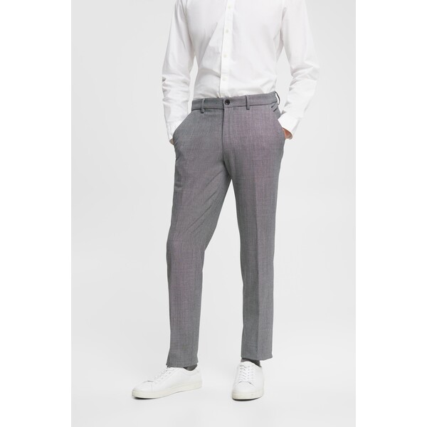 Esprit Mix & Match: Spodnie garniturowe z tkaniny w drobny wzór typu ptasie oczko (bird's eye) 992EO2B301_005
