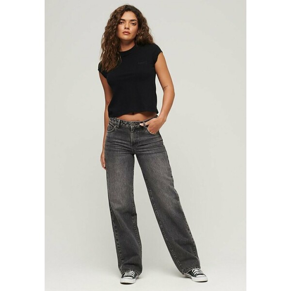 Superdry MID RISE WIDE LEG Jeansy Relaxed Fit SU221N053-Q11