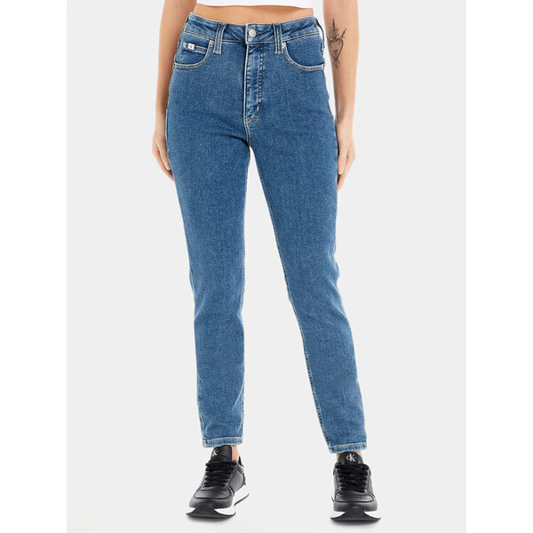 Calvin Klein Jeans Jeansy J20J221585 Niebieski Skinny Fit