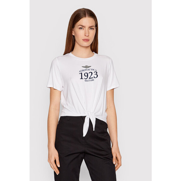 Aeronautica Militare T-Shirt 221TS1985DJ414 Biały Regular Fit