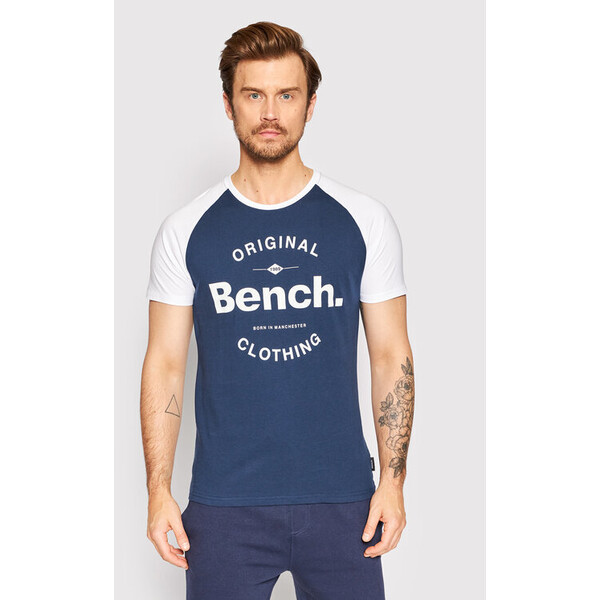 Bench T-Shirt Hazza 120742 Niebieski Regular Fit