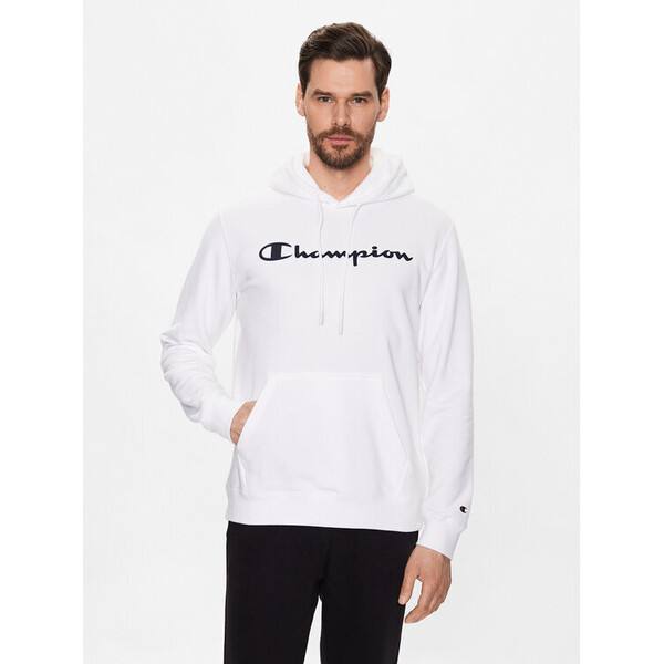 Champion Bluza 218528 Biały Regular Fit