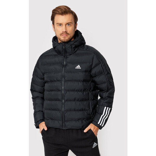 adidas Kurtka puchowa Itavic 3-Stripes Midweight GT1674 Czarny Regular Fit