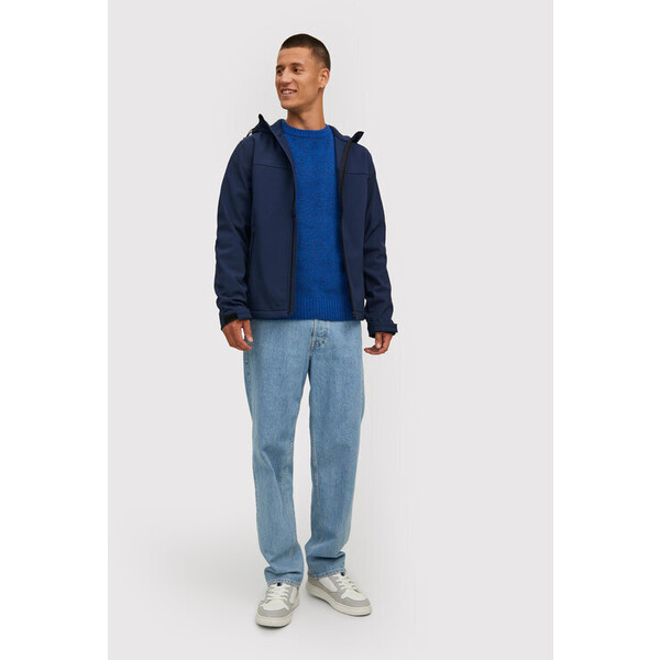 Jack&Jones Kurtka softshell Marvin 12212363 Granatowy Regular Fit