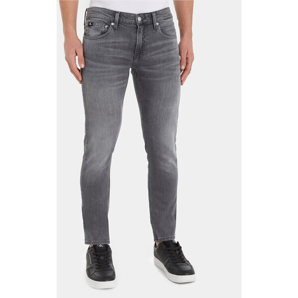 Calvin Klein Jeans Jeansy J30J323861 Szary Slim Fit
