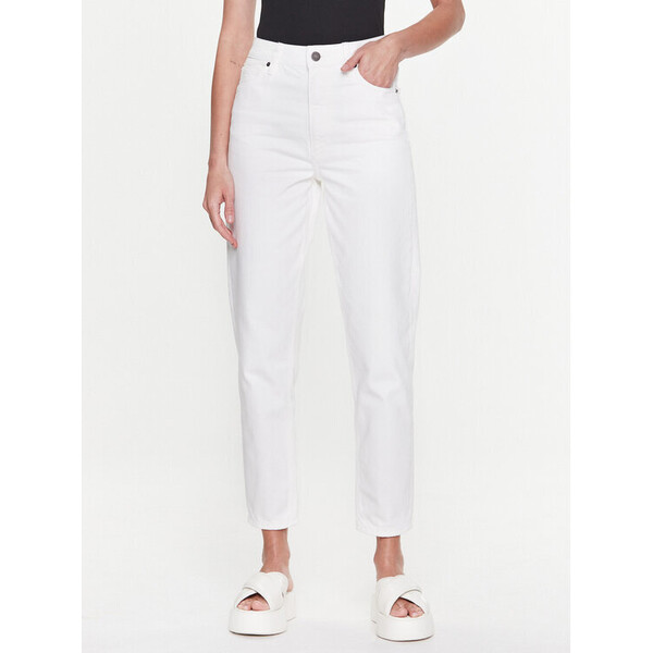 Calvin Klein Jeansy K20K205164 Biały Regular Fit