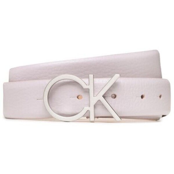 Calvin Klein Pasek Damski Re-Lock Ck logo Belt 30mm Pbl K60K610413 Fioletowy