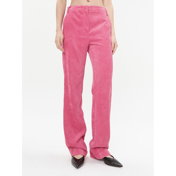 Patrizia Pepe Spodnie materiałowe 2P1542/A184-M471 Różowy Regular Fit