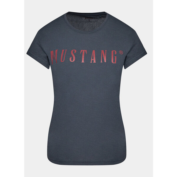 Mustang T-Shirt Alina 1013222 Granatowy Regular Fit