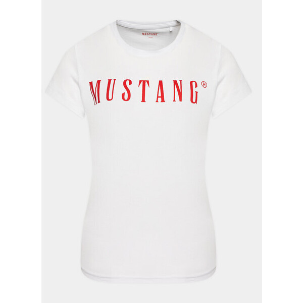 Mustang T-Shirt Aliina 1013222 Biały Regular Fit