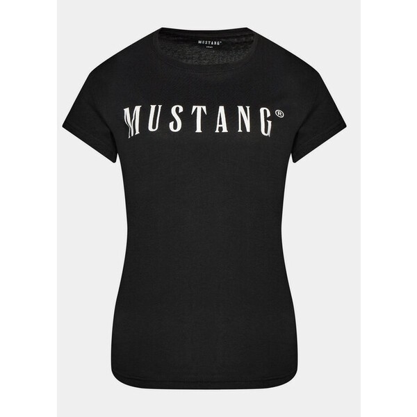 Mustang T-Shirt Alina 1013222 Czarny Regular Fit