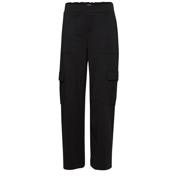 ICHI Spodnie materiałowe 20120199 Czarny Regular Fit