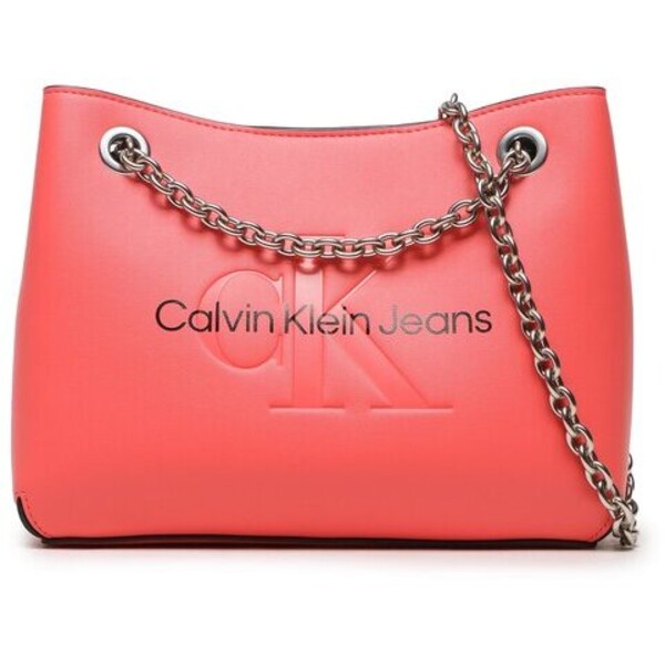 Calvin Klein Jeans Torebka Sculpted Shoulder Bag 24 Mono K60K607831 Różowy