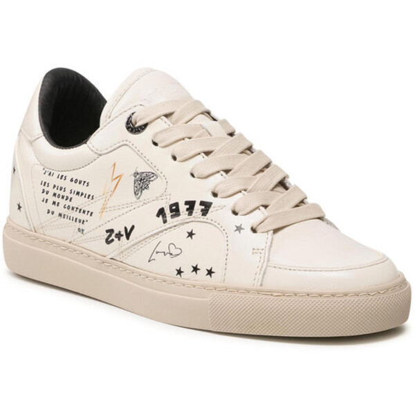 Zadig&Voltaire Sneakersy Board WKAM1705F Biały