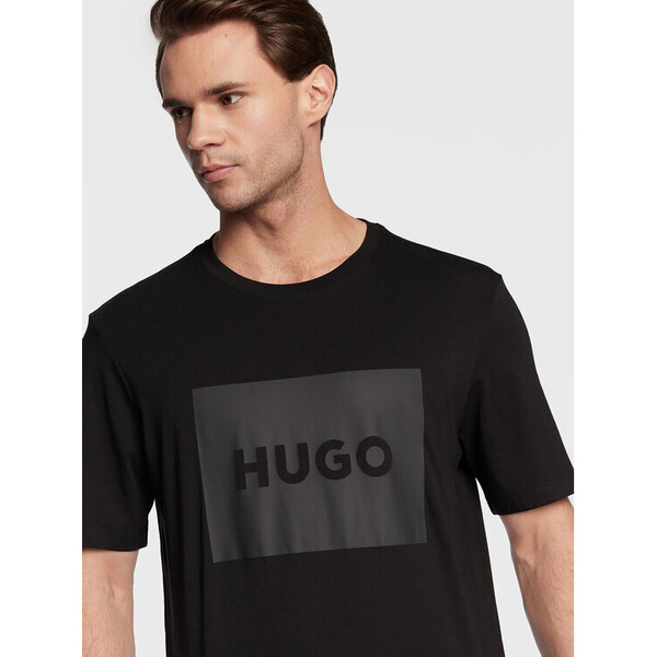 Hugo T-Shirt Dulive222 50467952 Czarny Regular Fit