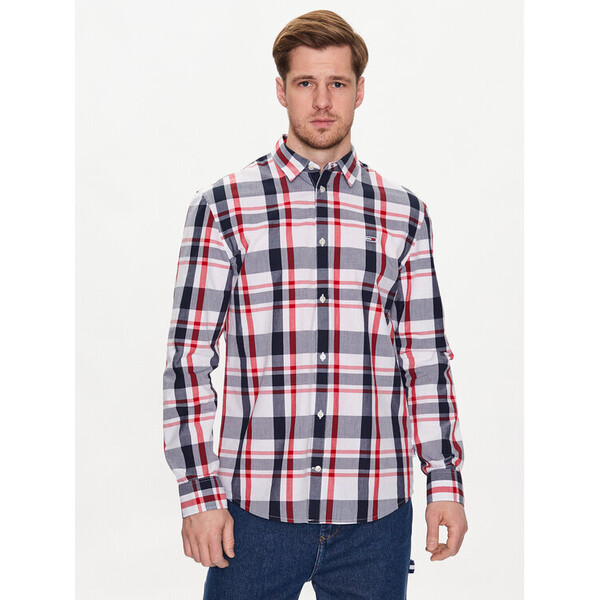 Tommy Jeans Koszula Essencial DM0DM15934 Kolorowy Classic Fit