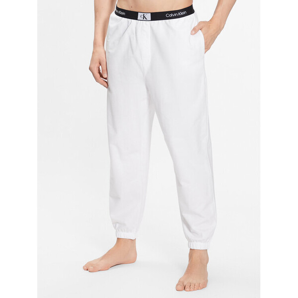 Calvin Klein Underwear Spodnie dresowe 000NM2393E Biały Regular Fit