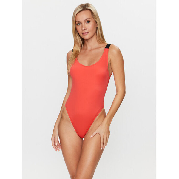 Calvin Klein Swimwear Strój kąpielowy KW0KW01995 Czerwony
