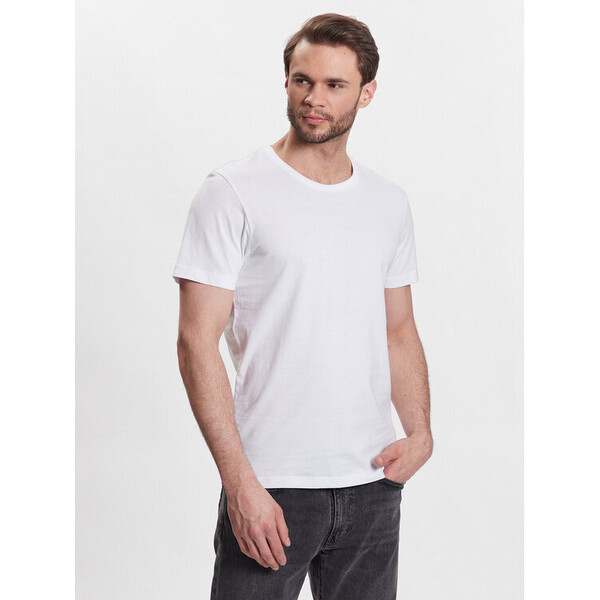 Volcano T-Shirt Basic M02001-S23 Biały Regular Fit