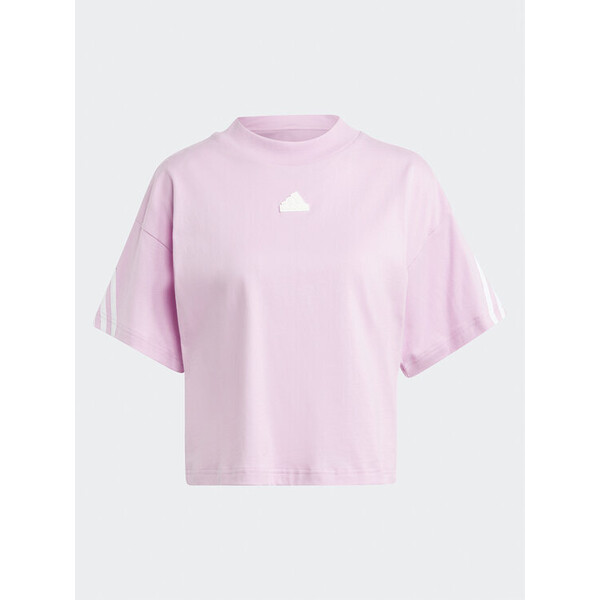 adidas T-Shirt Future Icons 3-Stripes IL3066 Różowy Loose Fit