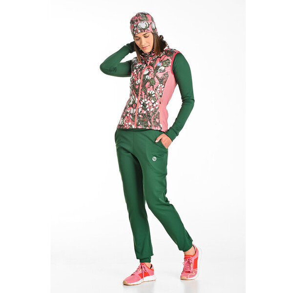 Nessi Sportswear Spodnie dresowe WSDN Zielony Regular Fit