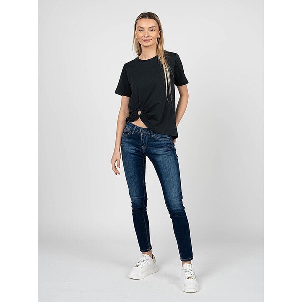 Pepe Jeans Jeansy PL204169DH40 | Pixie Granatowy Skinny Fit