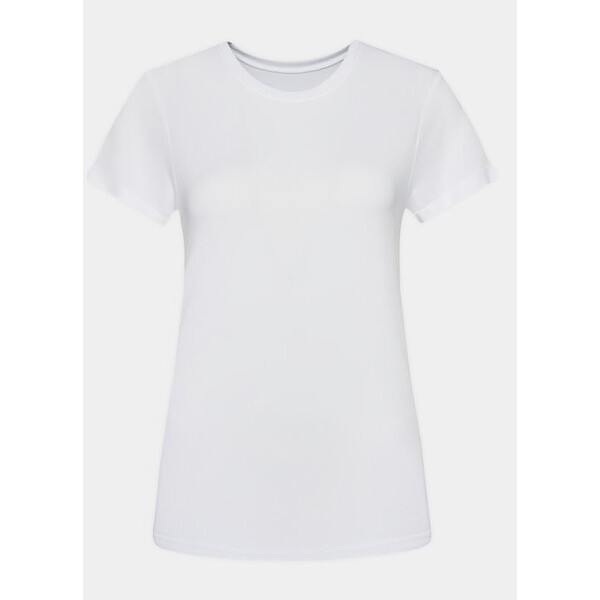 Athlecia T-Shirt Julee W Loose Fit S/S Seamless Tee EA203447 Biały Regular Fit