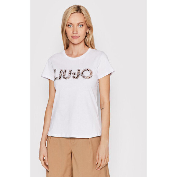 Liu Jo T-Shirt WF2303 J6308 Biały Regular Fit