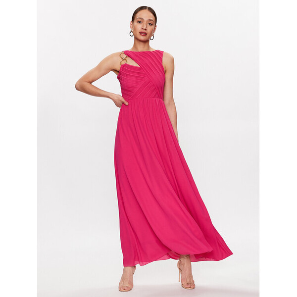 Rinascimento Sukienka wieczorowa CFC0018963002 Różowy Regular Fit