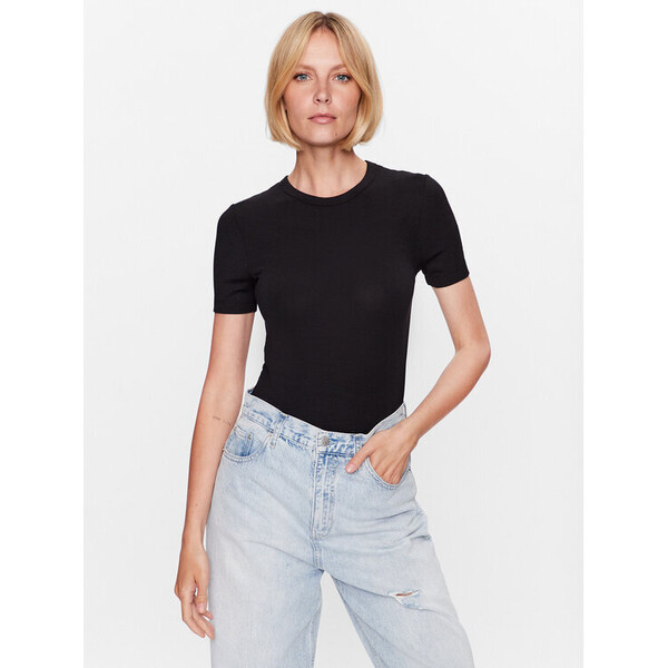 Calvin Klein T-Shirt K20K205903 Czarny Regular Fit