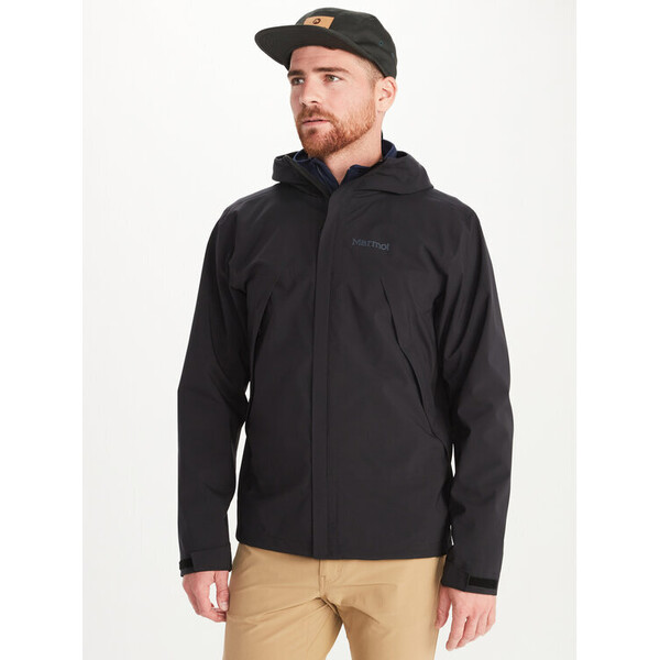 Marmot Kurtka przeciwdeszczowa 14500 Czarny Regular Fit