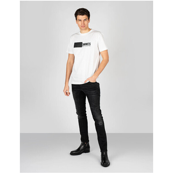 Les Hommes Jeansy LKD321 511U | 5 Pocket Slim Fit Jeans Czarny Slim Fit