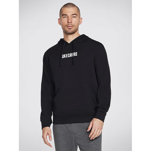 Skechers Bluza Sweats Incognito Hoodie HD6 Czarny Regular Fit