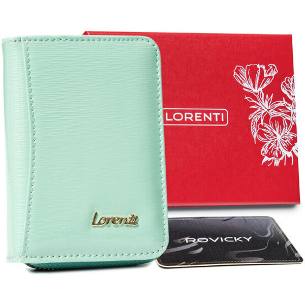 Lorenti Mały Portfel Damski 5157-SH-RFID Zielony