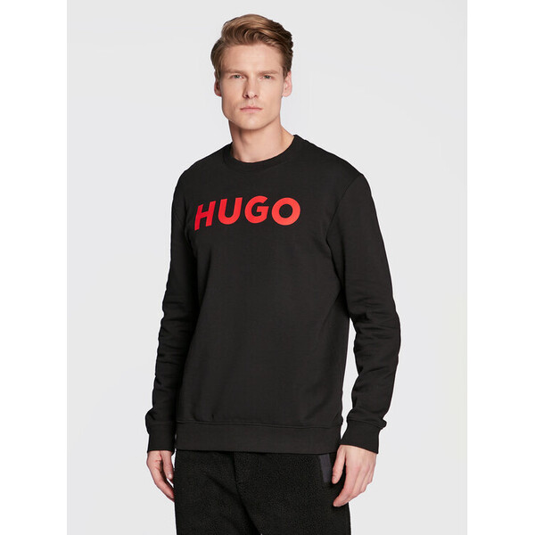 Hugo Bluza Dem 50477328 Czarny Regular Fit