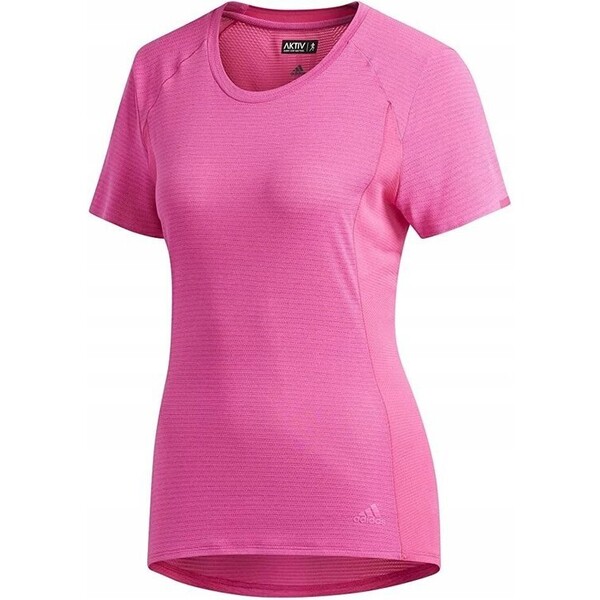 adidas T-Shirt ADIDAS FR SN SS TEE W Różowy Regular Fit