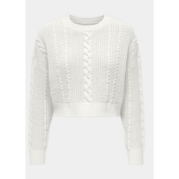 ONLY Sweter Malena 15309262 Biały Regular Fit