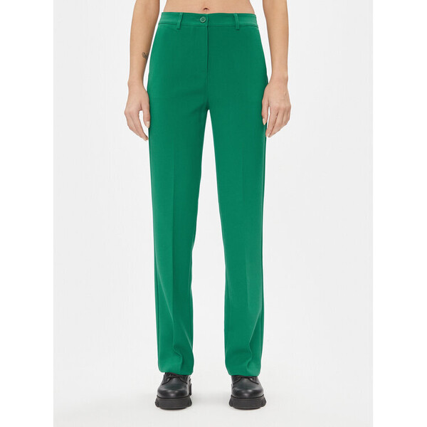 United Colors Of Benetton Spodnie materiałowe 49HHDF04E Zielony Regular Fit