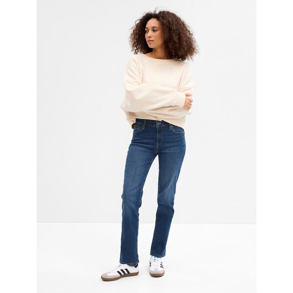 GAP Jeansy straight mid rise 779212-00