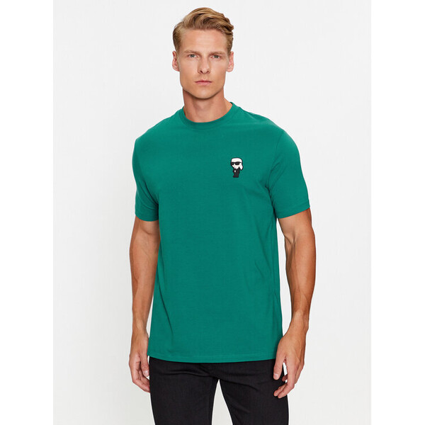 KARL LAGERFELD T-Shirt 755027 534221 Zielony Regular Fit